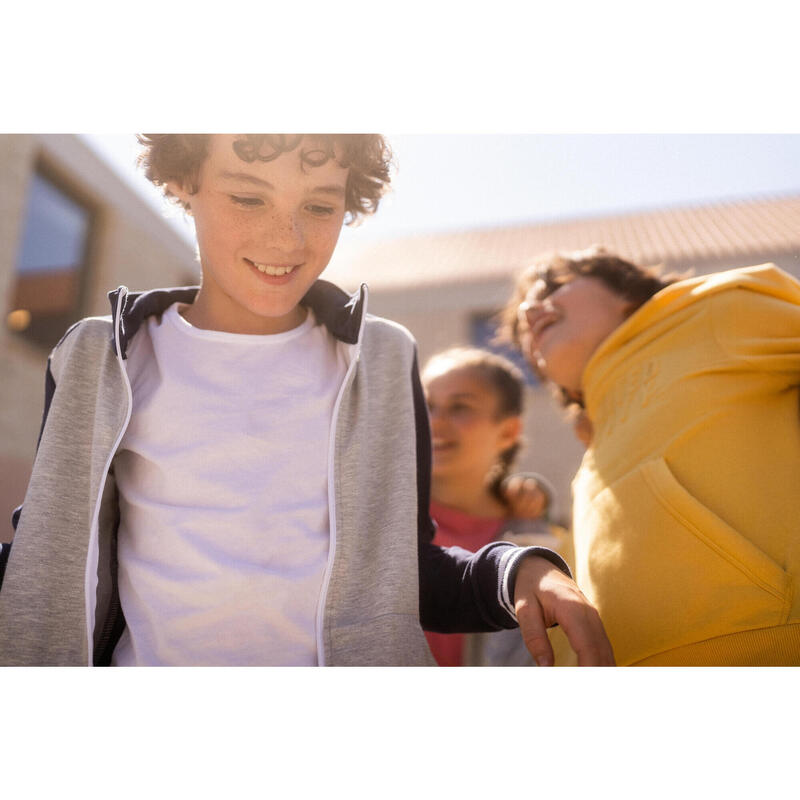 T-shirt enfant mixte en coton - blanc