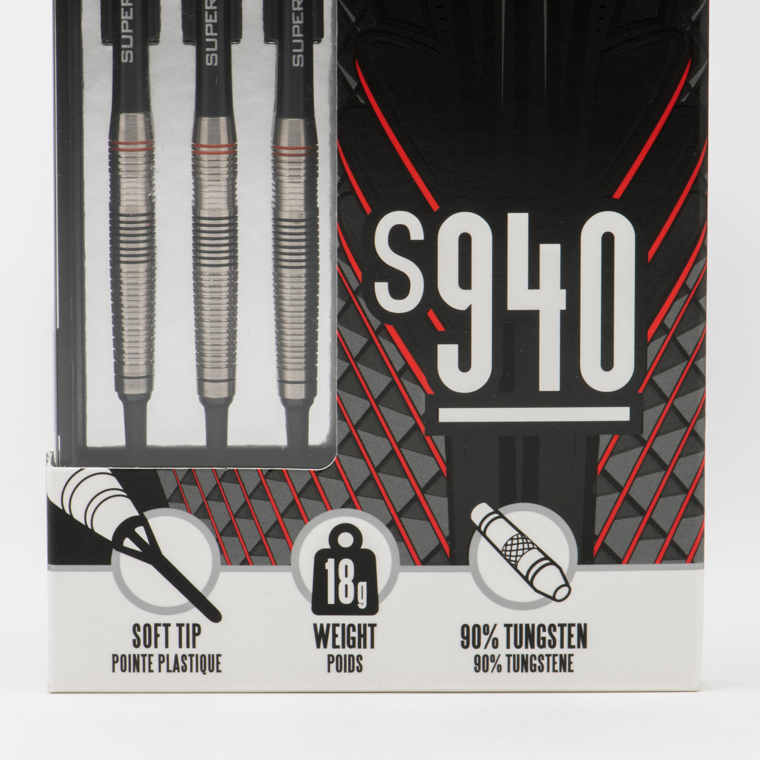 S940 Soft Tip Darts Tri-Pack 6/7