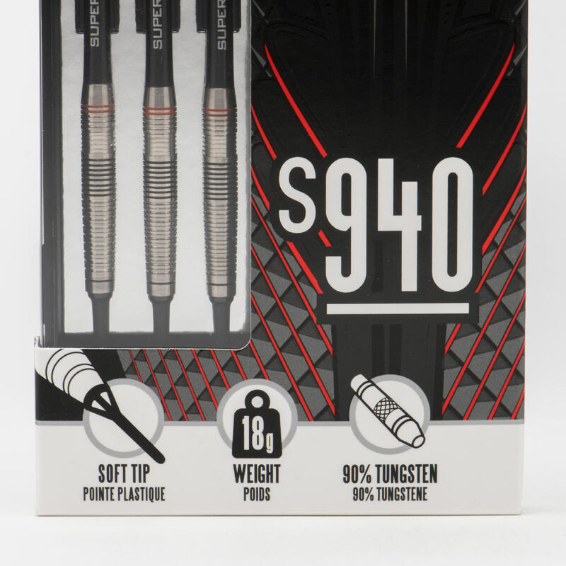 Darts nyíl S940-es, műanyag hegyű, 3 db