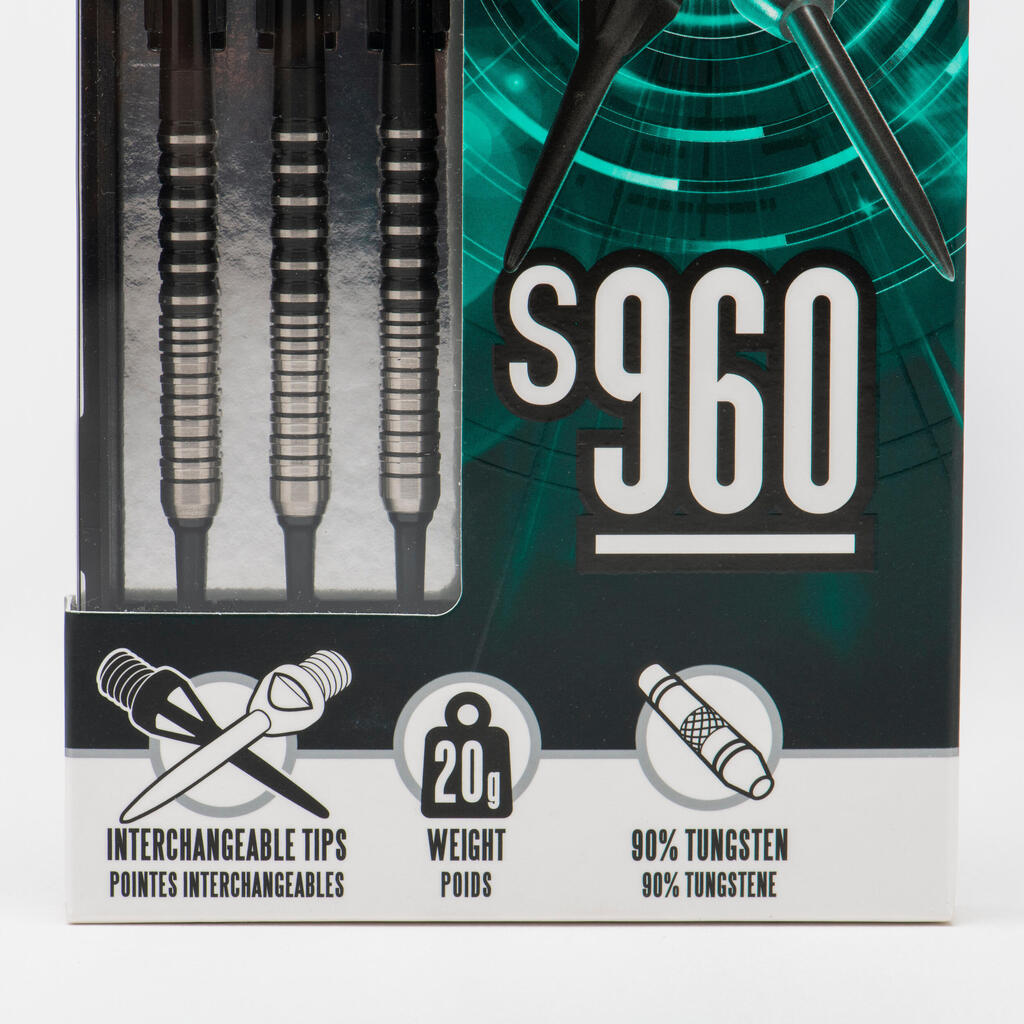 3 Dartpfeile S960 mit austauschbarer Spitze Soft Tip