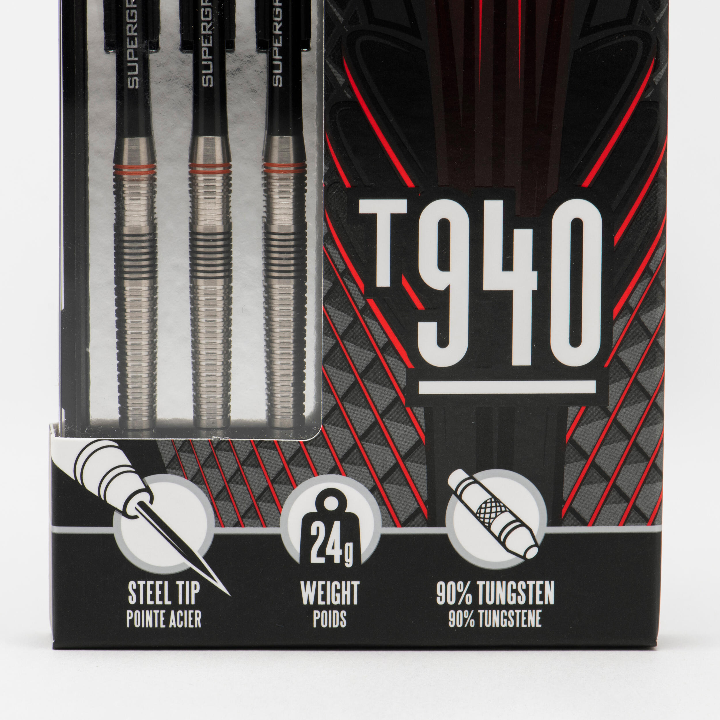 T940 Steel-Tipped Darts Tri-Pack 9/9