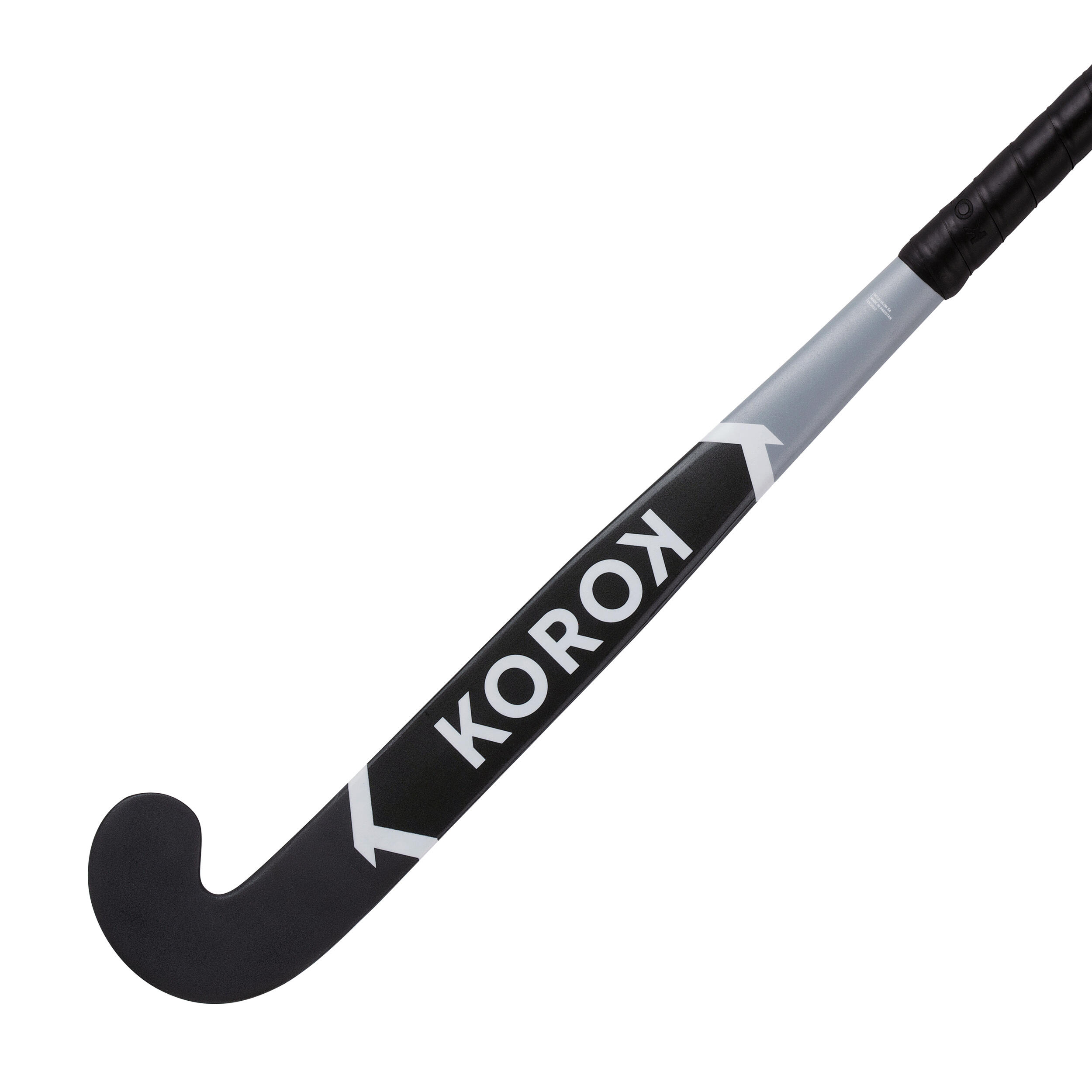 Kids'/Teens' 100% Fibreglass Mid-Bow Indoor Hockey Stick FH500 - Grey 3/7
