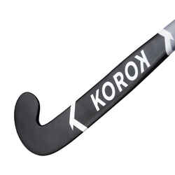 Kids'/Teens' 100% Fibreglass Mid-Bow Indoor Hockey Stick FH500 - Grey