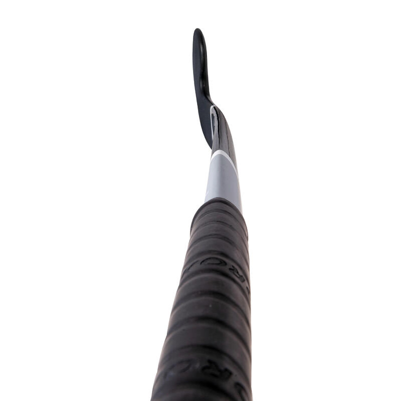 Stick Hóquei Indoor Mid Bow FH500 Adulto 100% Fibra de Vidro Nível Principiante Cinza