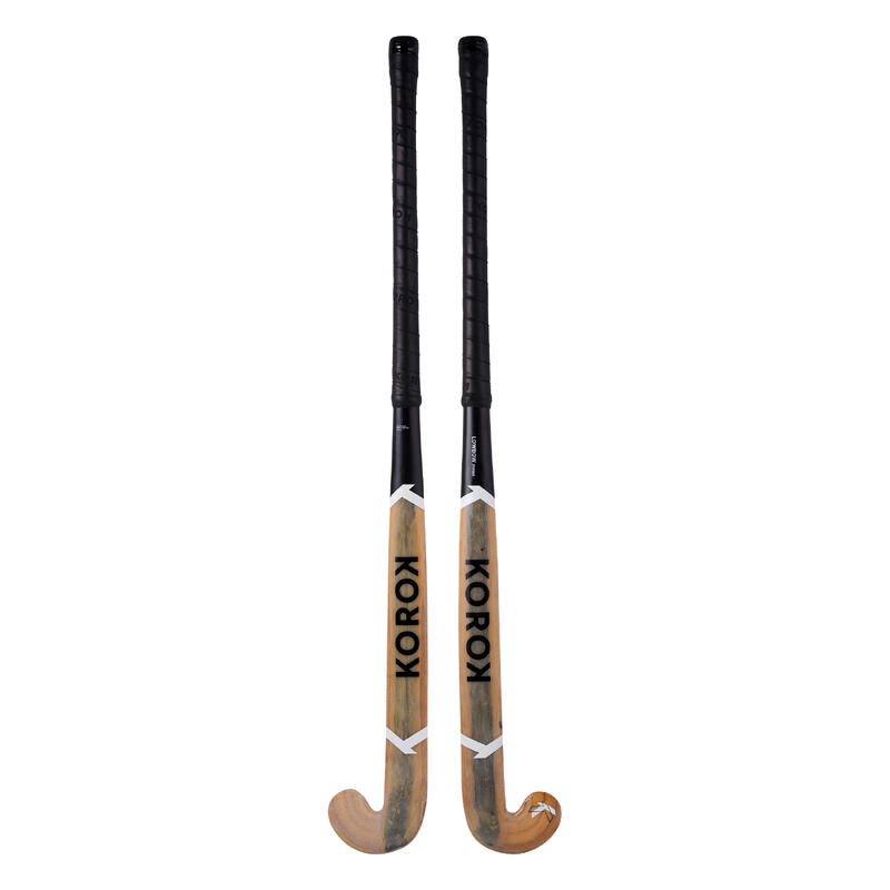 Stick de hockey indoor adulte expert Bois 60% carbone LB FH960W bois noir