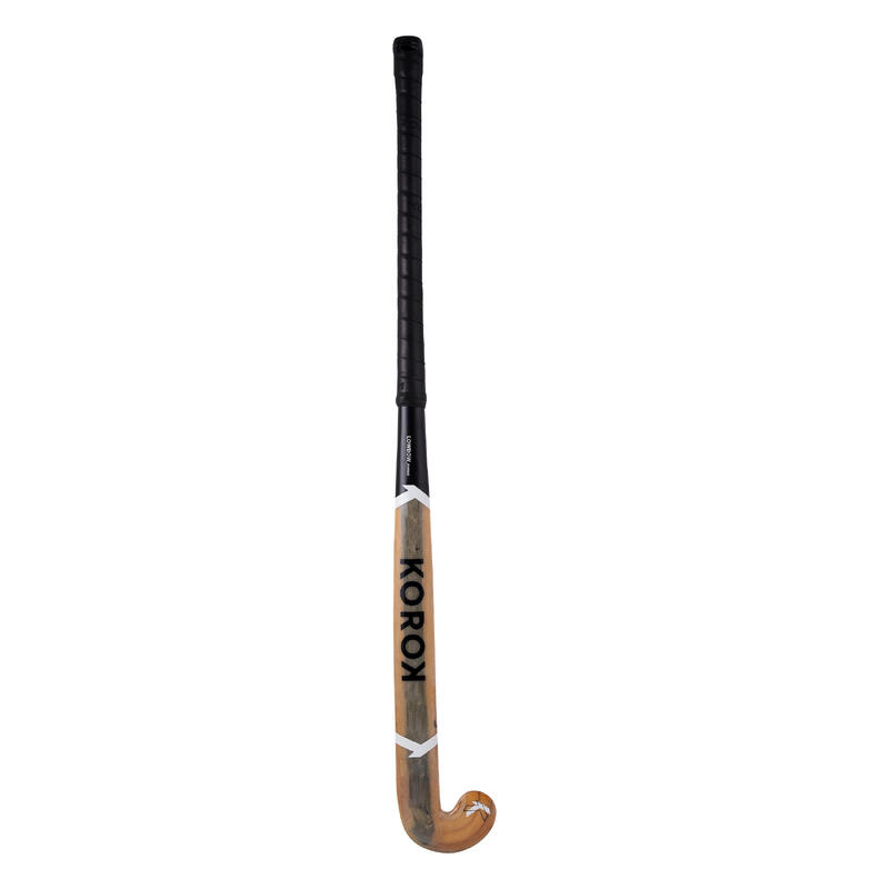Stick de hockey indoor adulte expert Bois 60% carbone LB FH960W bois noir