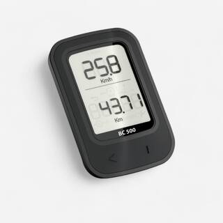 Wireless Bike Cyclometer Van Rysel BC500 - Black