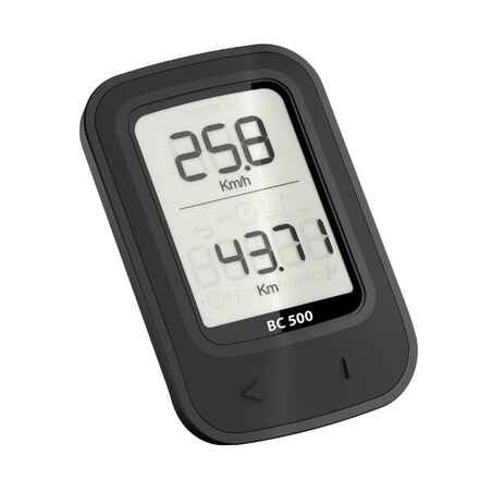 Wireless Bike Cyclometer 500 - Black