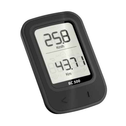 
      Wireless Bike Cyclometer Van Rysel 500 - Black
  