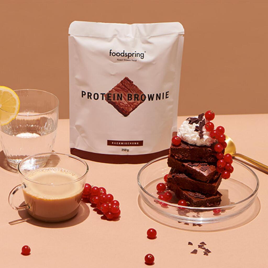 Protein-Brownie Mix Foodspring Schoko 250 g 