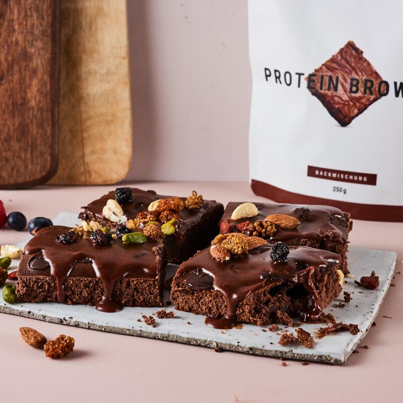 Brownie proteici Foodspring gusto cioccolato 250g