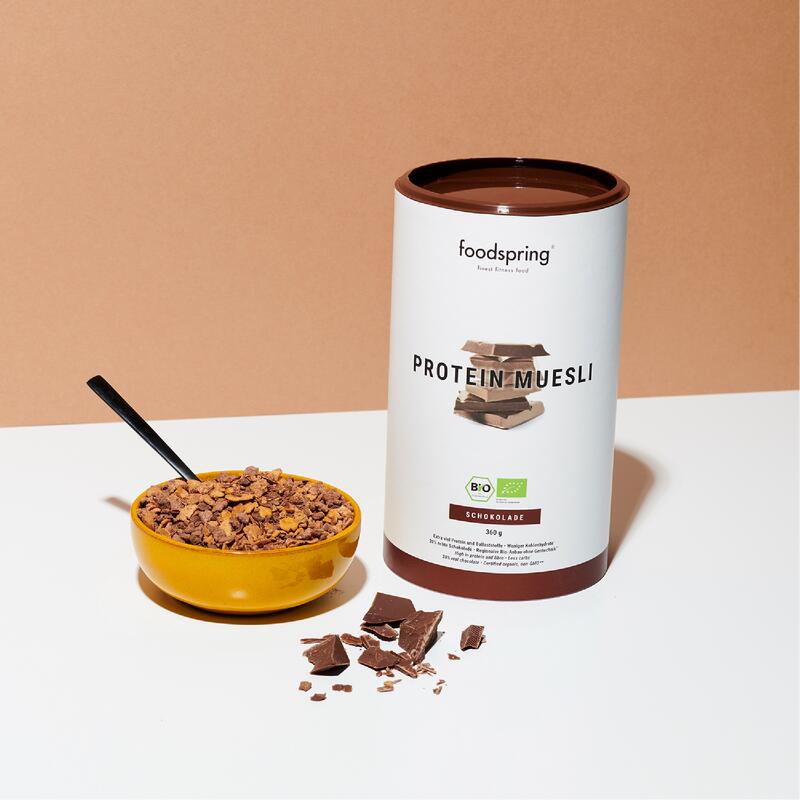Muesli proteico Foodspring gusto cioccolato 360g