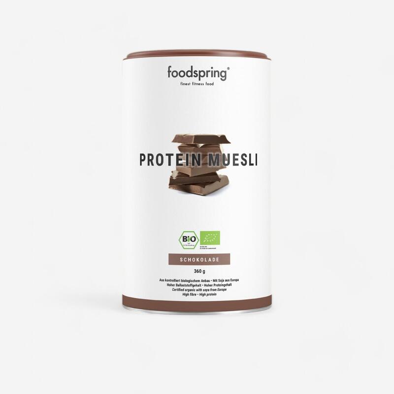 FOODSPRING muesli de proteínas con sabor a chocolate 360 g