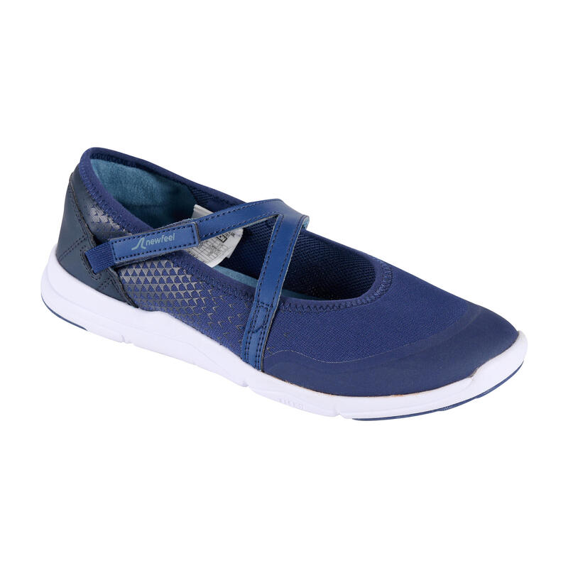 BALLERINES DE MARCHE URBAINE FEMME PW 160 BR'EASY GRIS