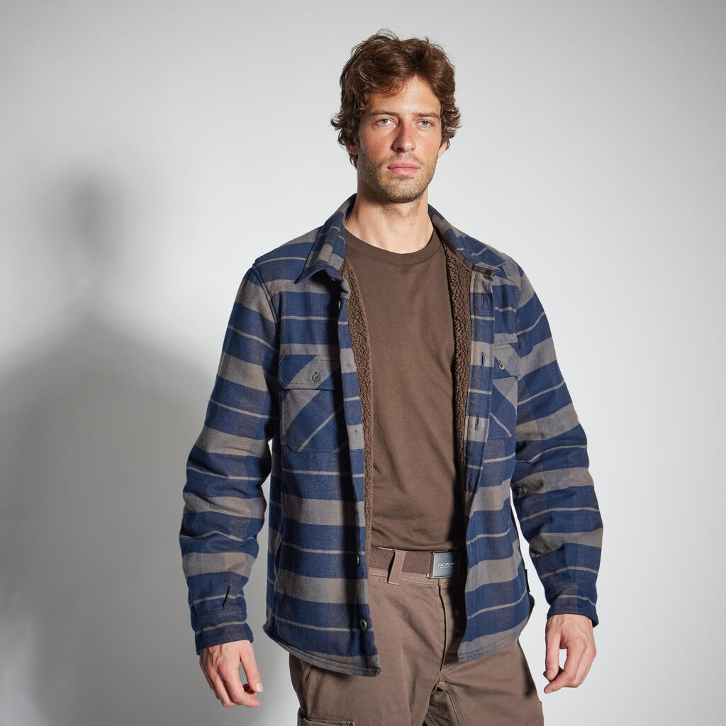 Outdoorhemd 500 Flanell Camouflage 