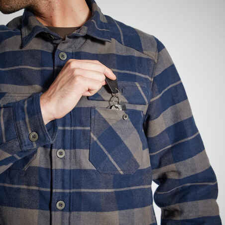 OVERSHIRT SHERPA JACKET 500 BLUE