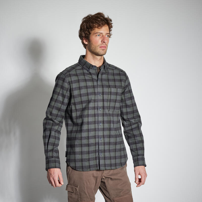 Cămașă groasă 100  Maro Adul��i