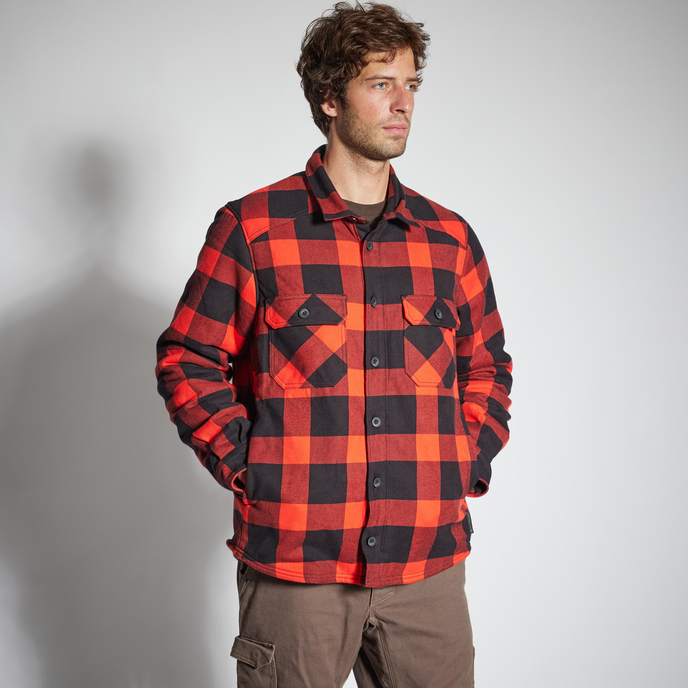 OVERSHIRT SHERPA JACKET 500 RED 9/15