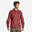 Jachetă 100 tip cămașă groasă Roșu 