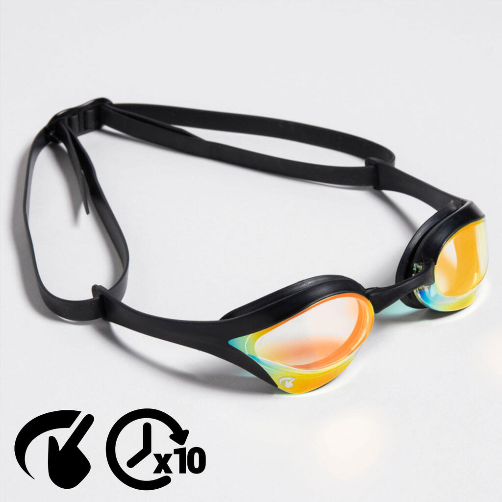 Swimming goggles ARENA COBRA ULTRA SWIPE mirror gold
