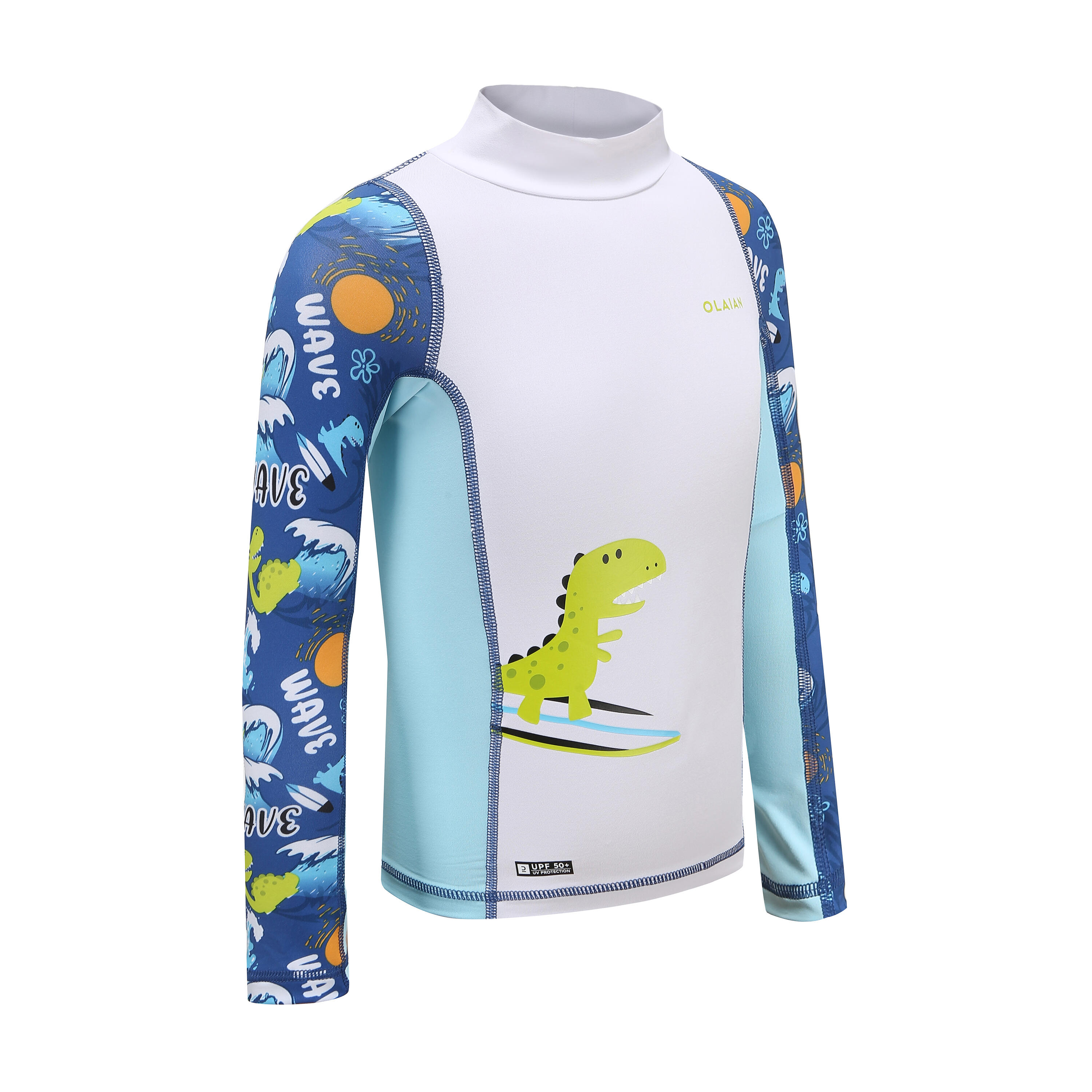 BOY S UV TOP 500 WAVE DINOSAUR Decathlon