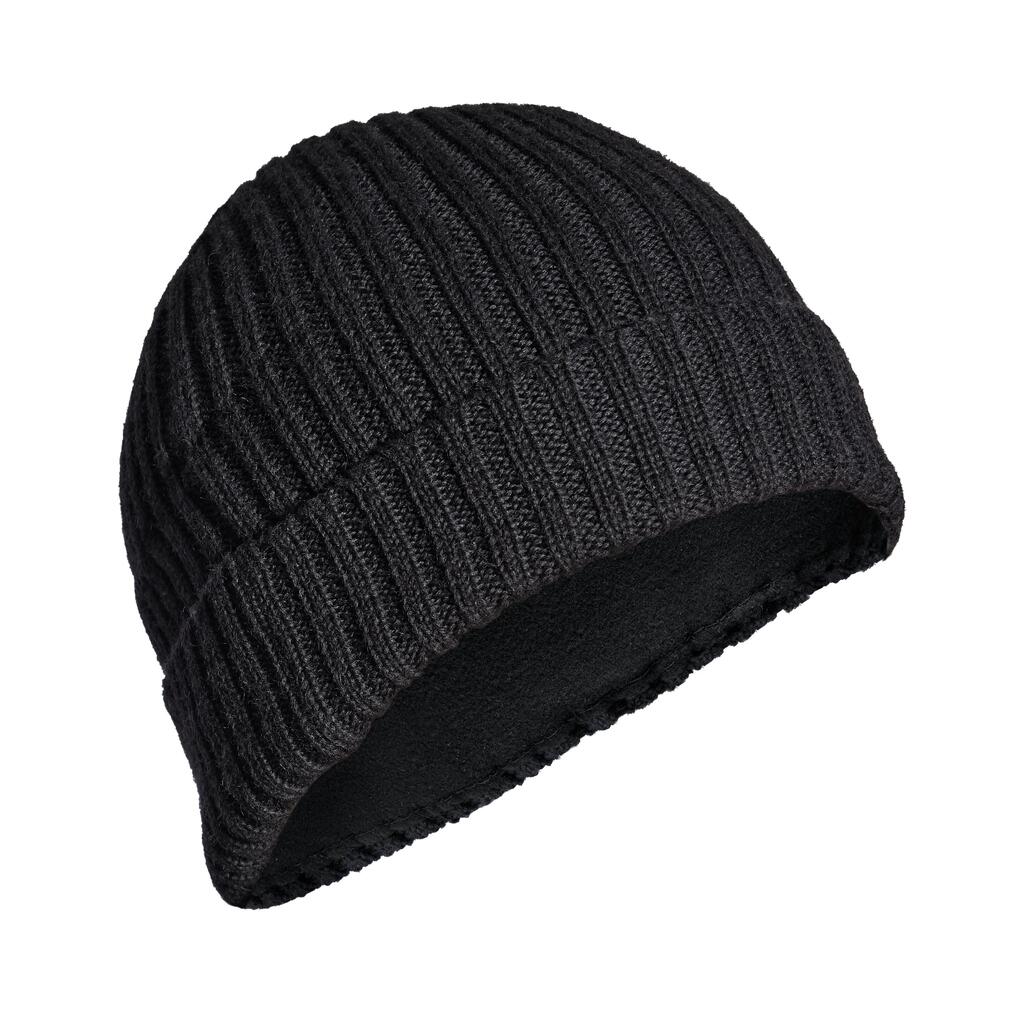 Adīta vilnas cepure “900”, melna