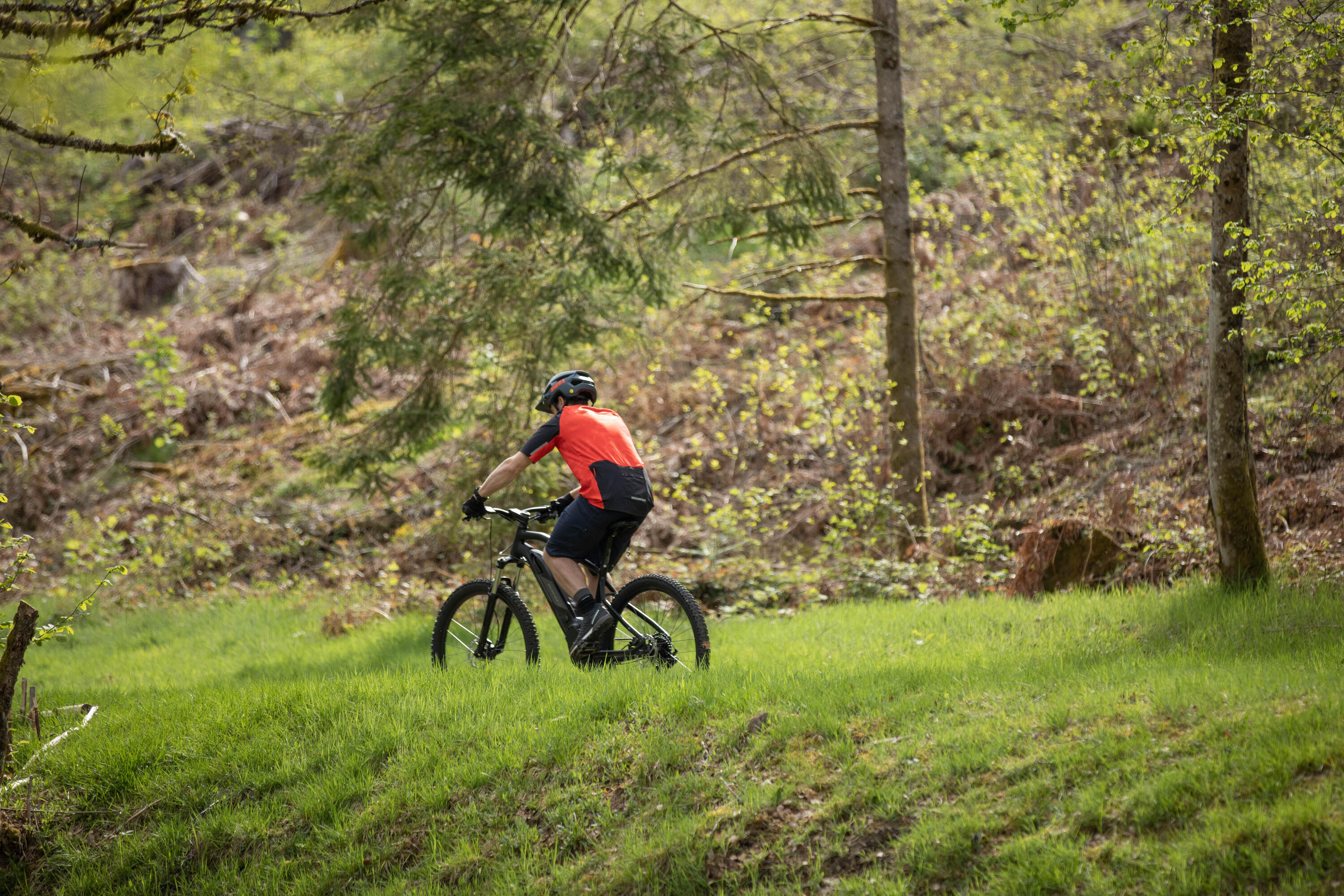 Radtrikot kurzarm MTB Expl 500 rot 11/13