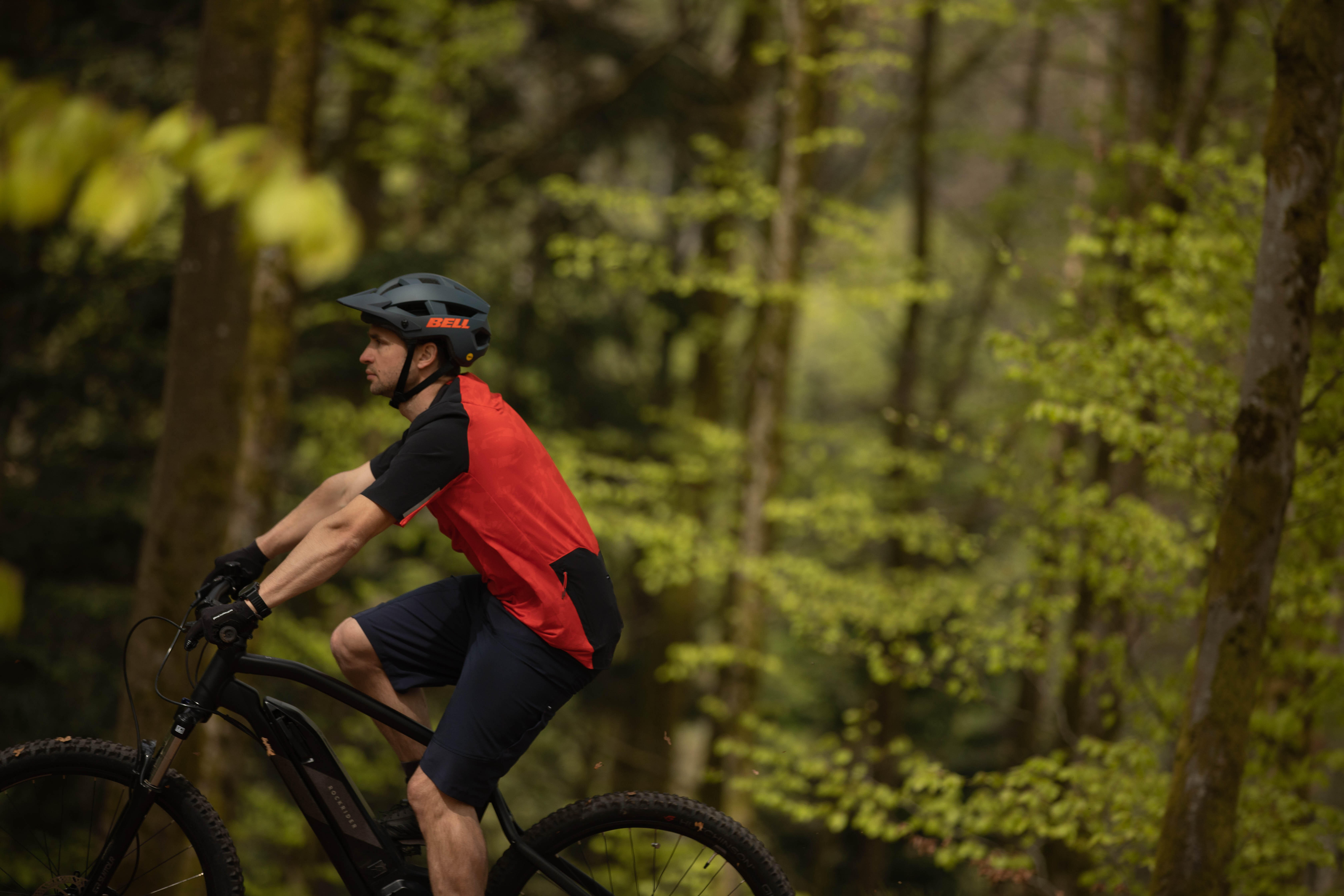 Men's Cycling Shorts - EXPL 500 Black - ROCKRIDER