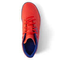 Kids' Dry Pitch Lace-Up Football Boots Agility 140 FG - Red/Blue