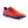Gyerek futballcipő Agility 140 FG, száraz talajra, fűzős, piros, kék 