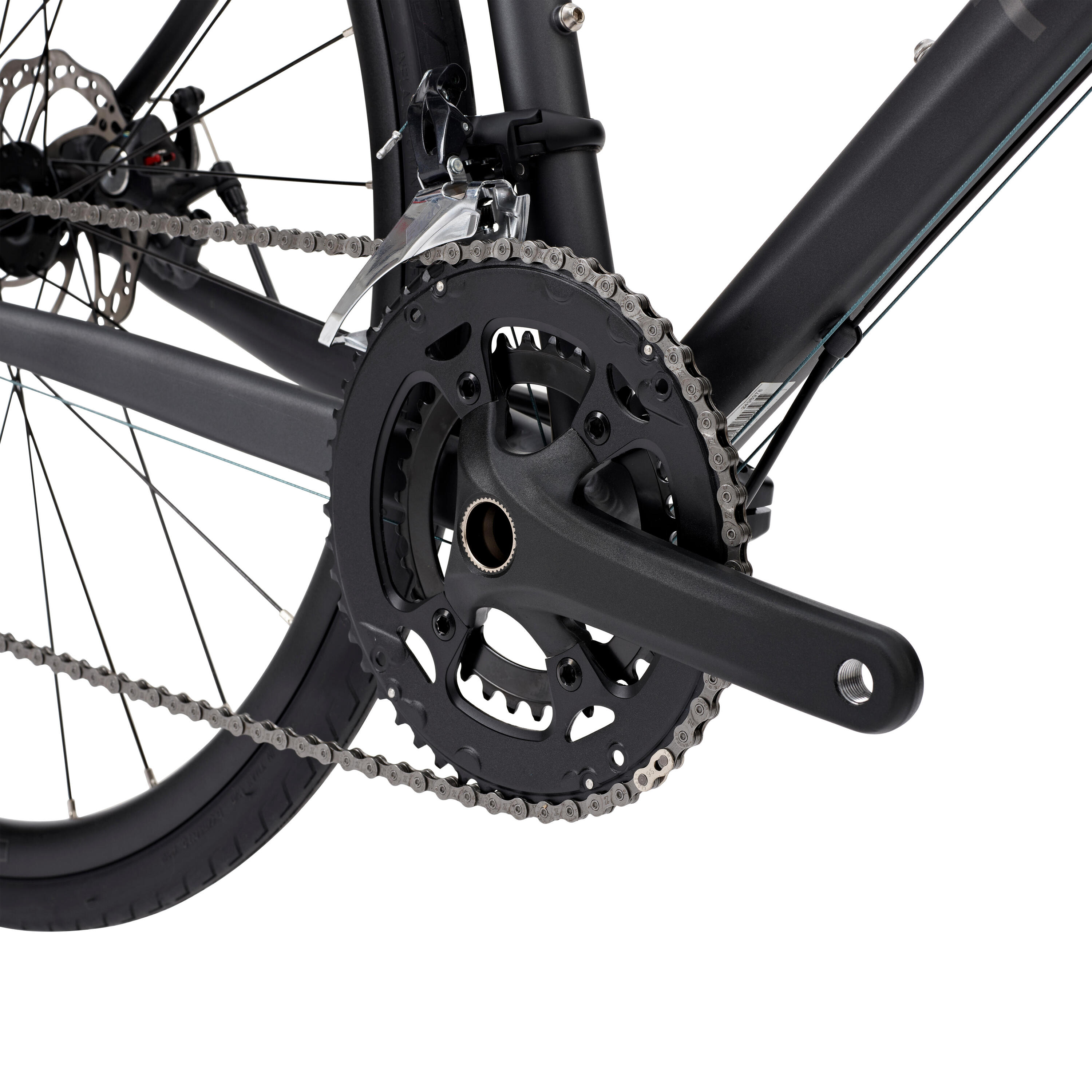 Road bike Triban RC 500 disc brake Sora/Prowheel XS/S/M Black VAN