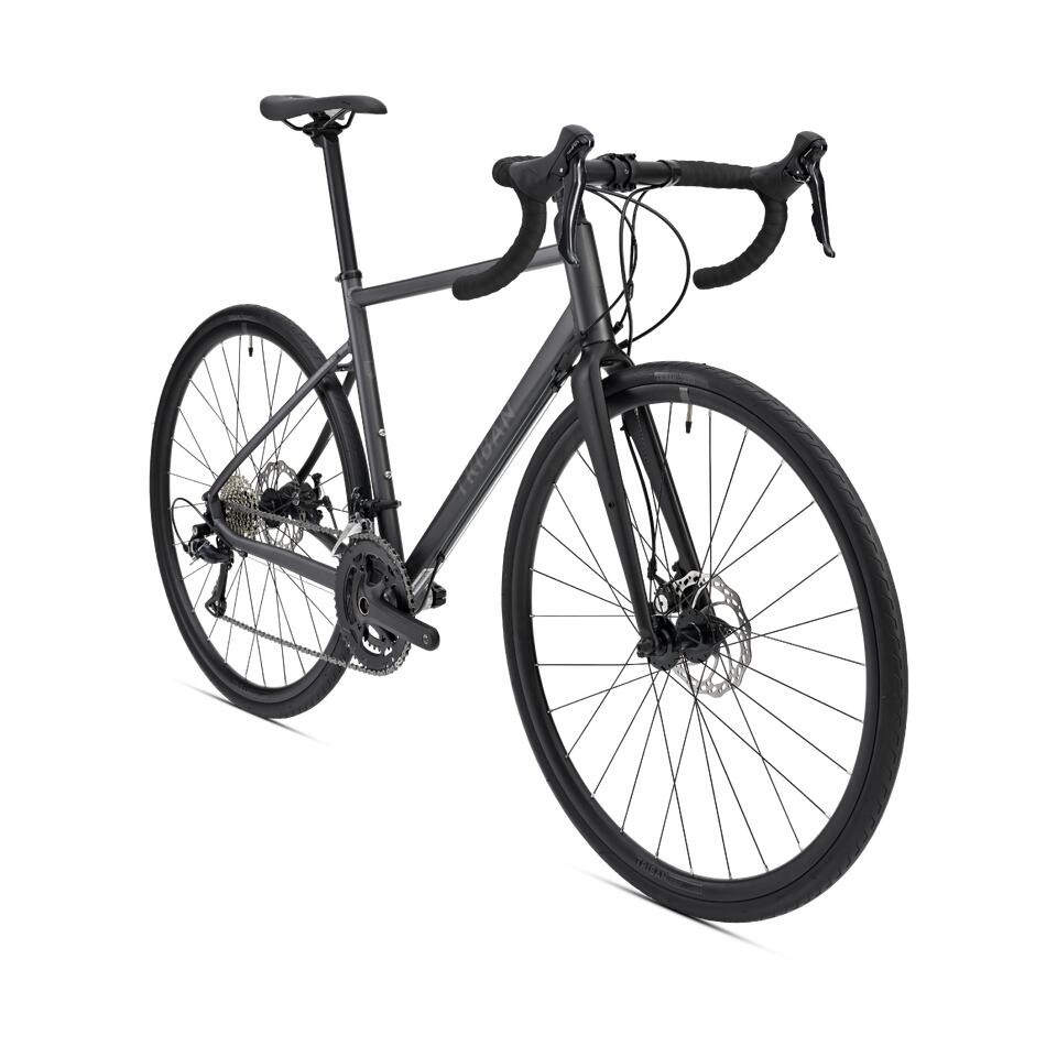 Bicicleta Carretera/Cicloturismo Triban RC500 Negro Sora/Prowheel