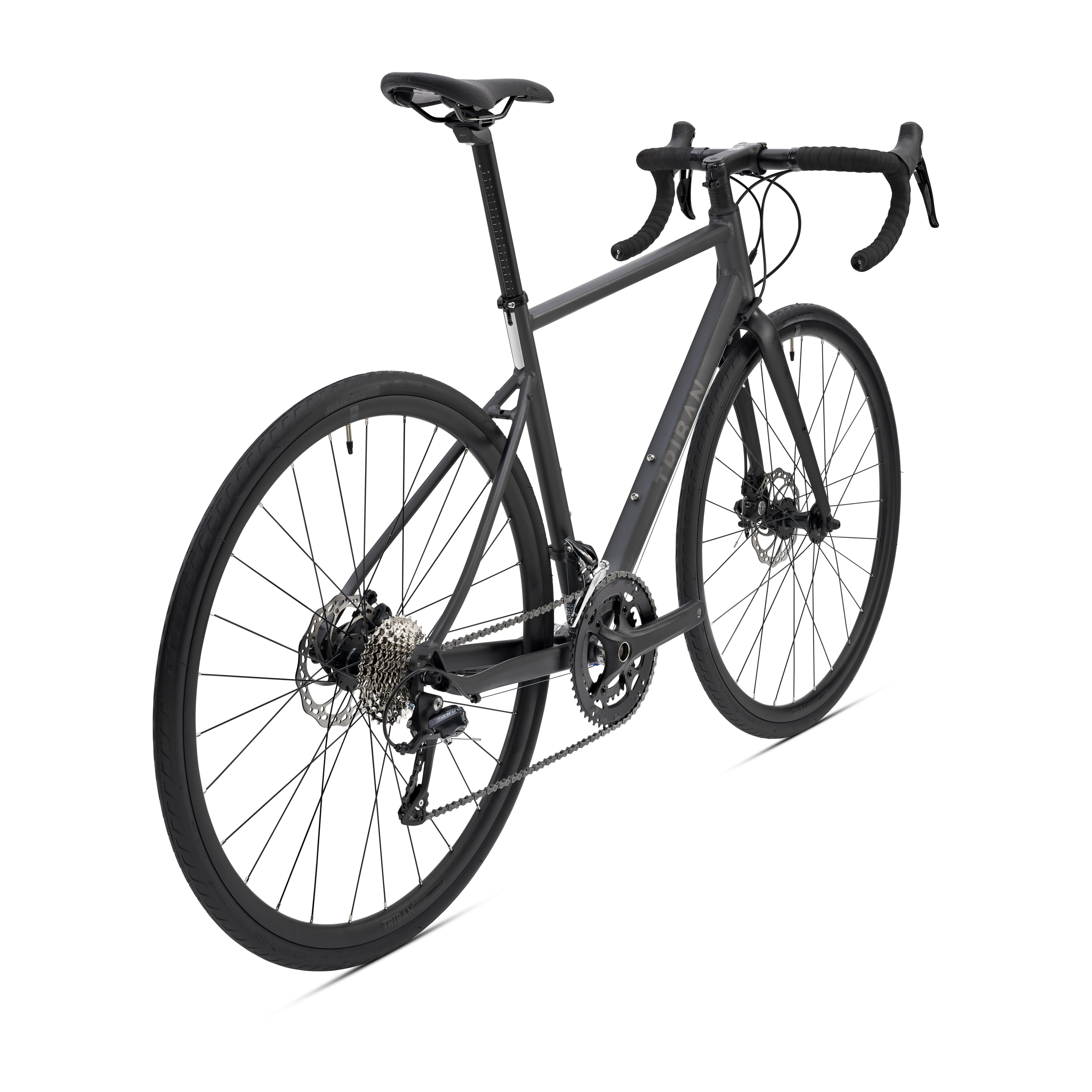 VELO ROUTE CYCLOTOURISTE TRIBAN RC500 SORA PROWHEEL GRIS VAN RYSEL