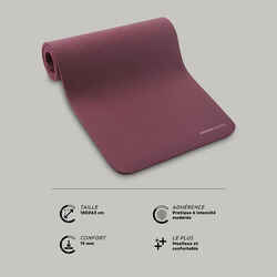 Tapis de sol pilates 180 cm x 63 cm x 15 mm -Mat Comfort M violet