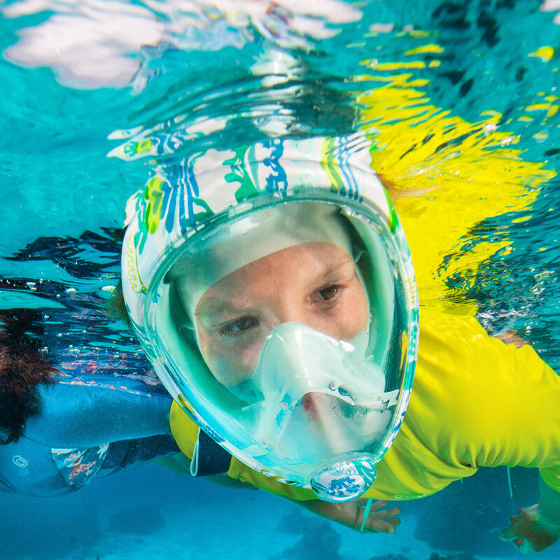 Máscara Snorkel Niños Easybreath (6-10 Años | Talla XS) Sirenas