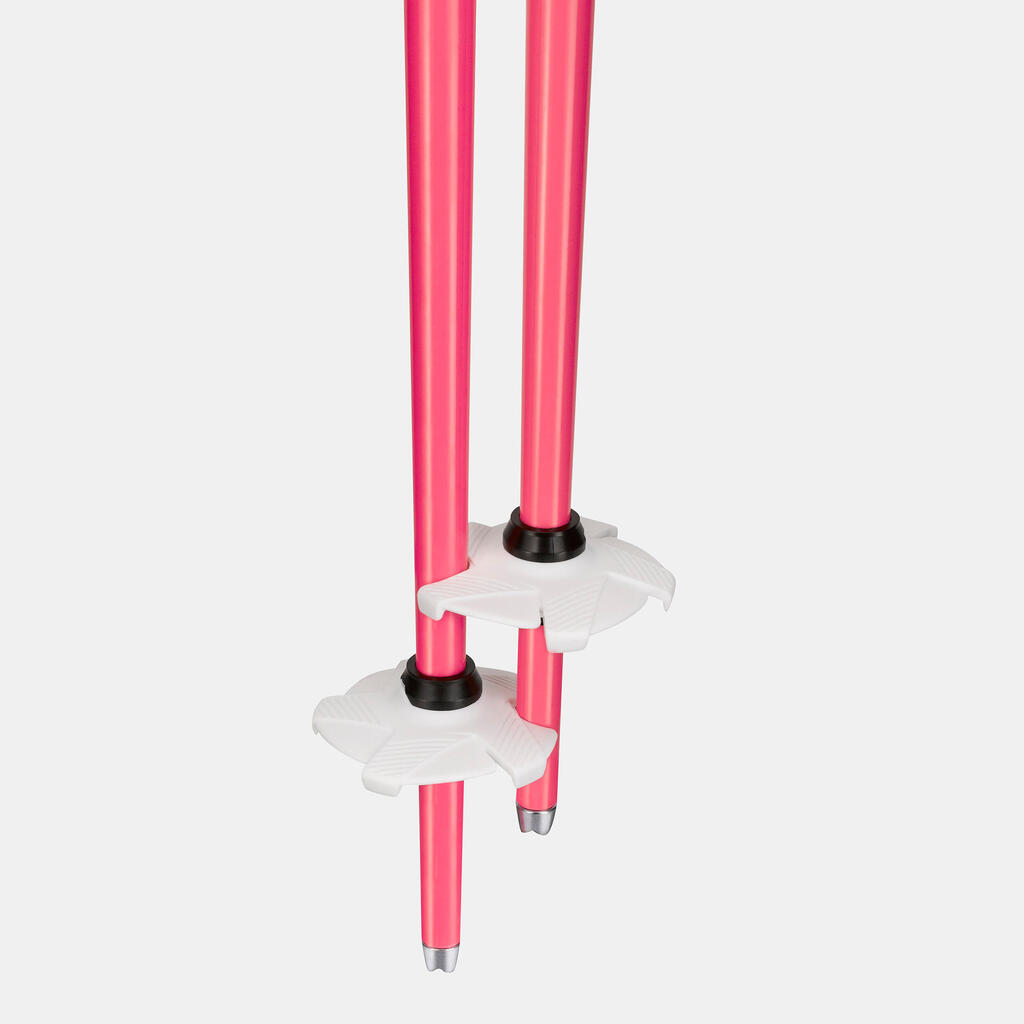 Palice na zjazdové lyžovanie Boost 500 Safety ružové