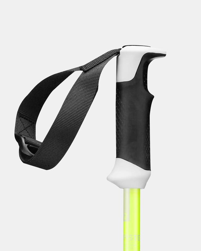 DOWNHILL SKI POLES  - BOOST 500 SAFETY - NEON YELLOW