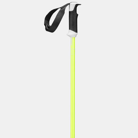 Neon žuti štapovi za skijanje DOWNHILL BOOST 500 SAFETY
