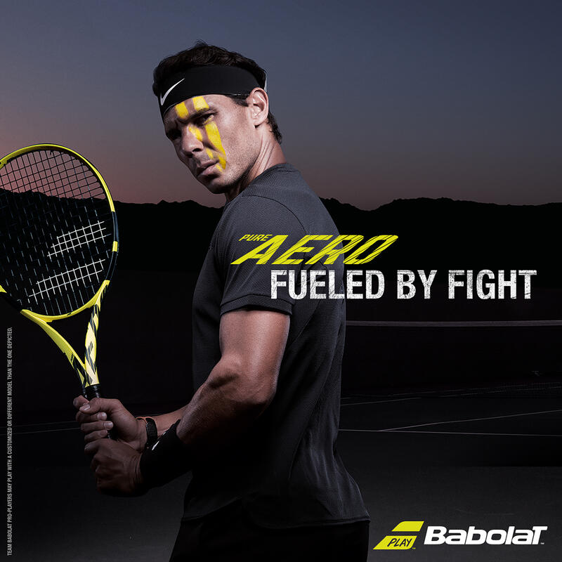 Tennisschläger Kinder Babolat - Pure Aero 26 schwarz/gelb