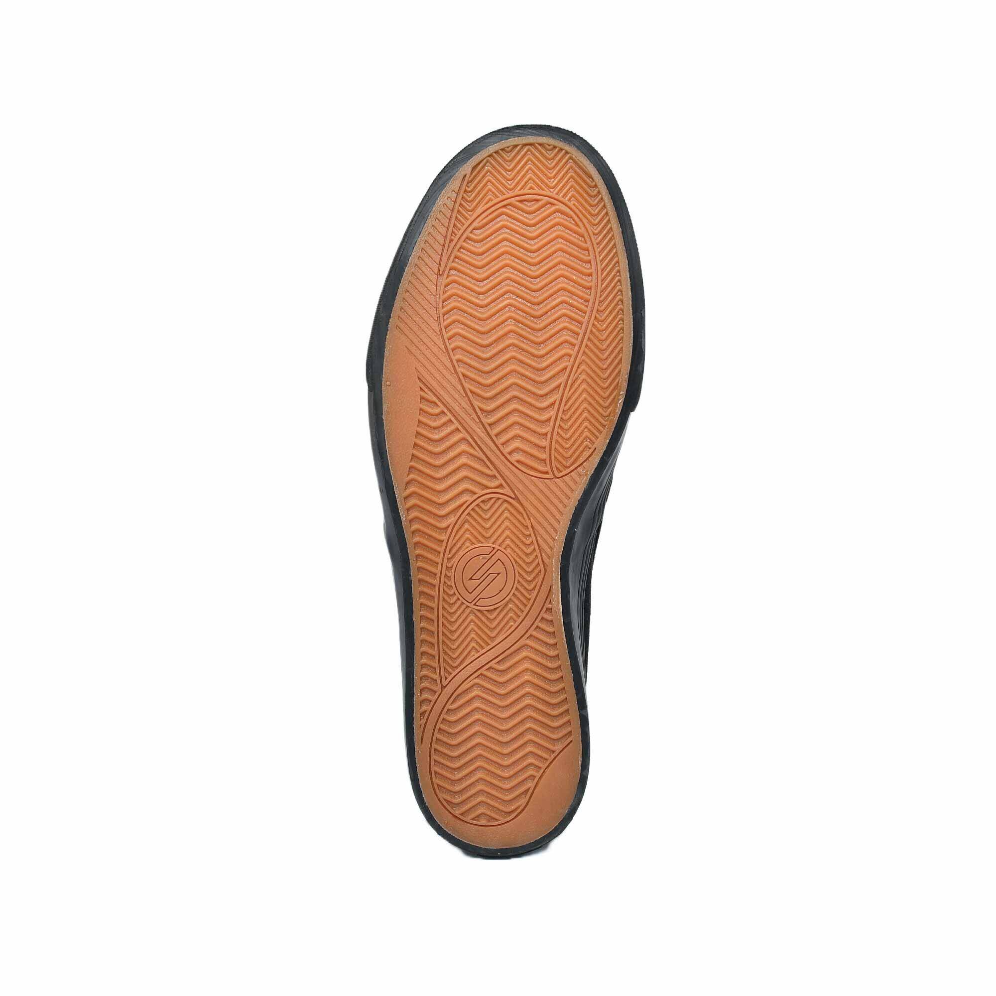 Slipon Skateboarding Canvas shoe- Black -  3