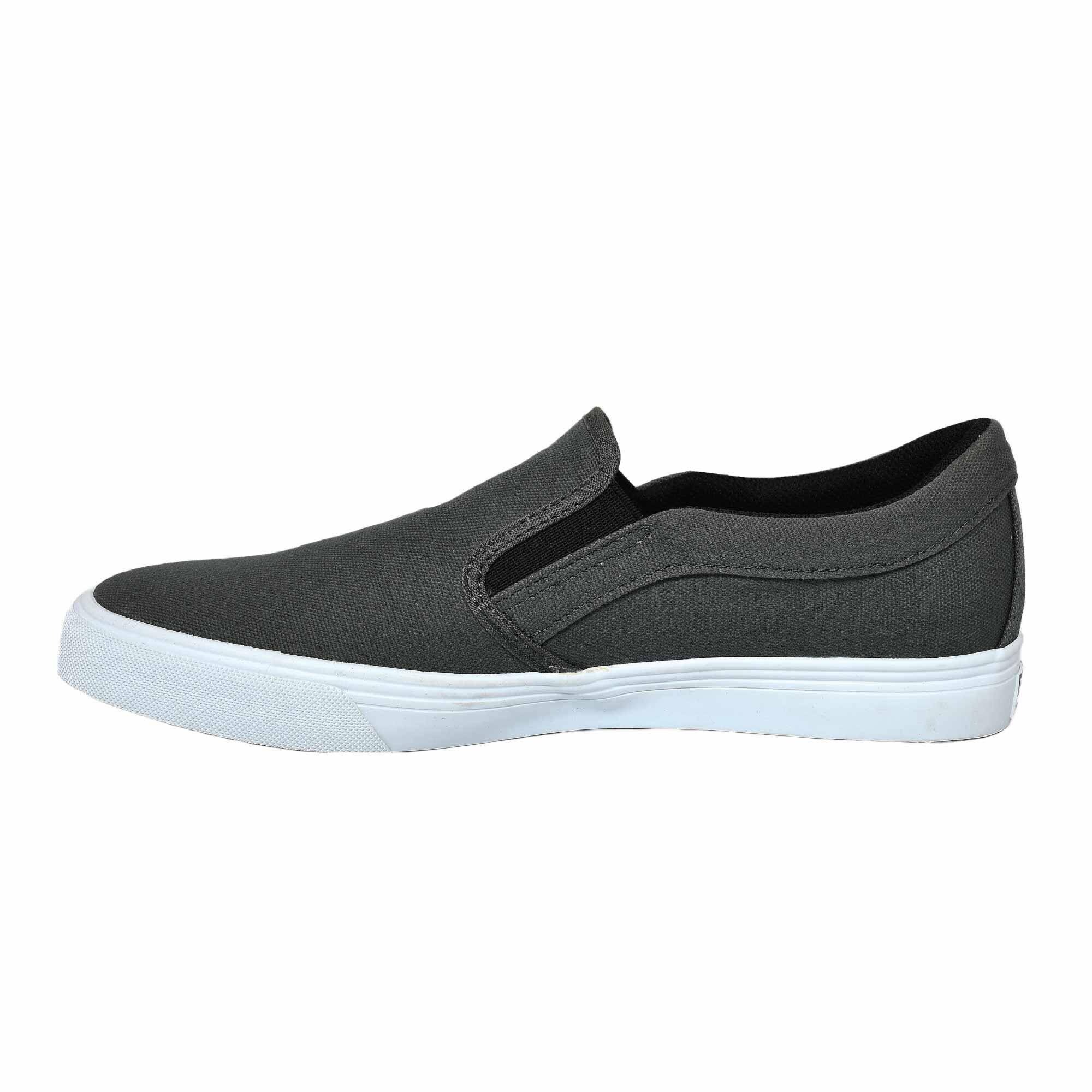 Slipon Skateboarding Canvas shoe- Grey -  4