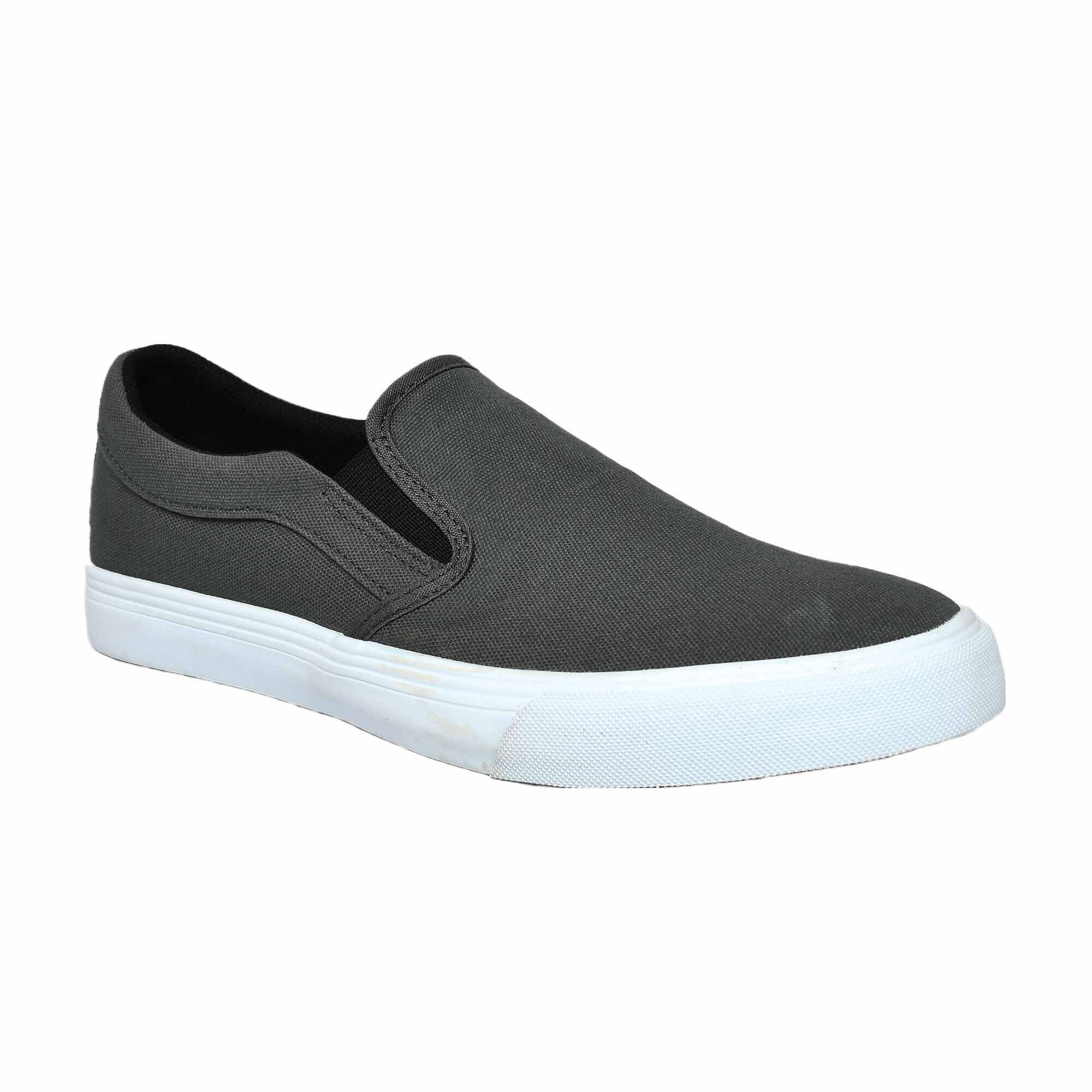 Slipon Skateboarding Canvas shoe- Grey -  1