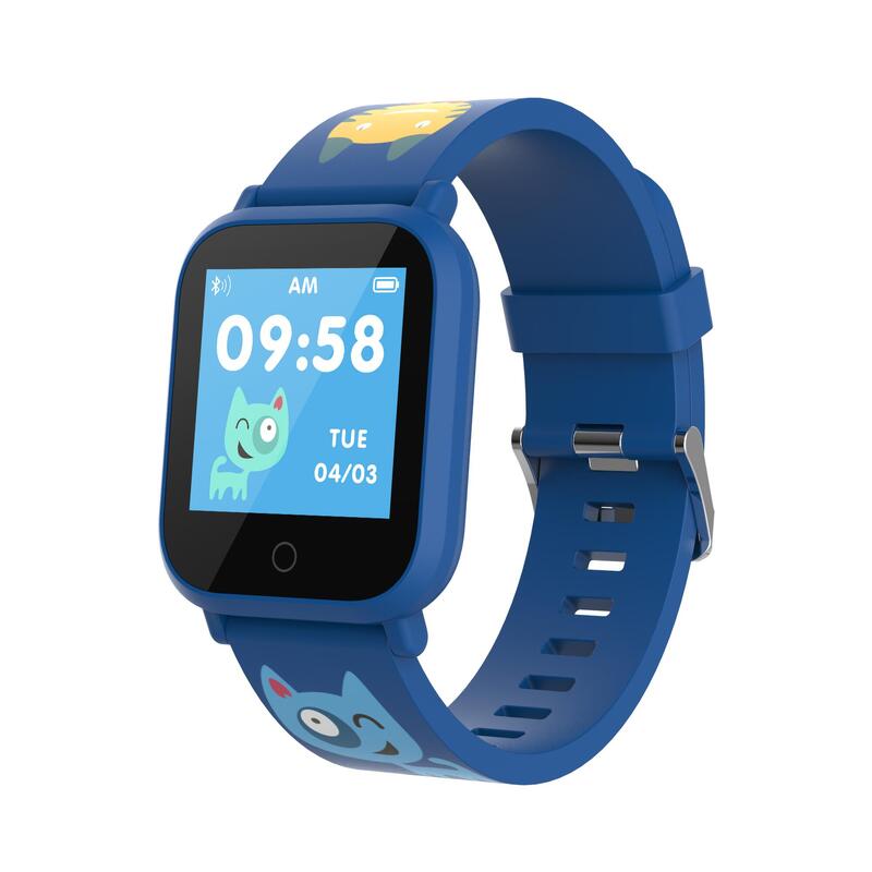 Reloj inteligente GPS con localizador para niños Way Kids Azul Leotec  LEOTEC