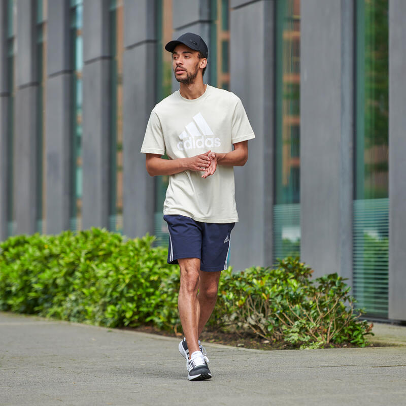 SHORT DE FITNESS SOFT TRAINING ADIDAS HOMME BLEU