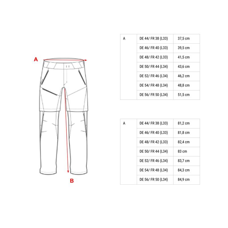 Pantalon Modulabil Drumeție la Munte MH500 Bej bărbați