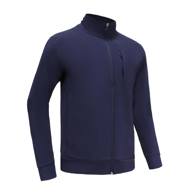 Men's Fitness Full-Zip Jacket 500 SK - Navy Blue