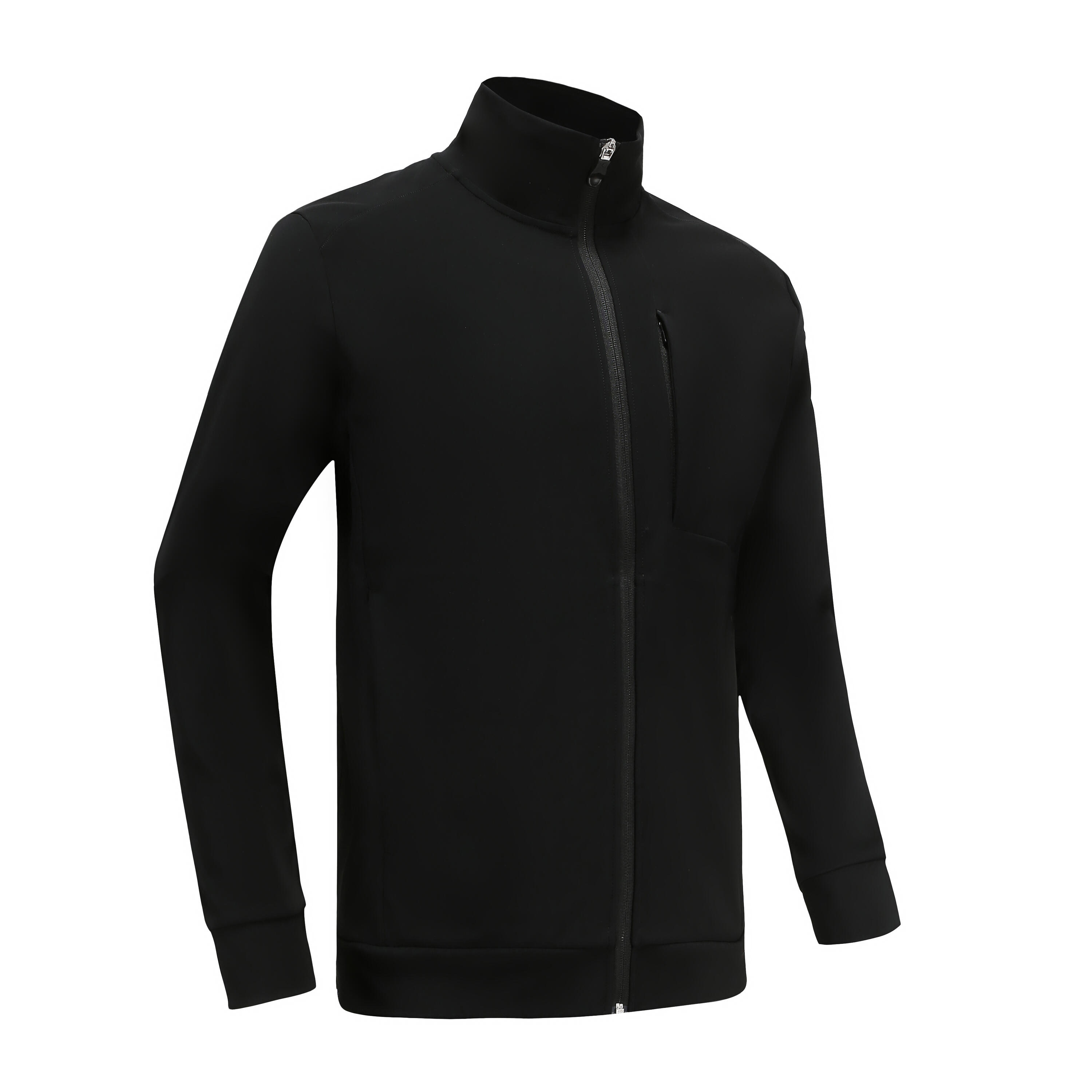 BlackCommedesGarcons 縮絨 zip Jacket Men's Fitness Full-Zip Jacket 500 SK - Dark Grey