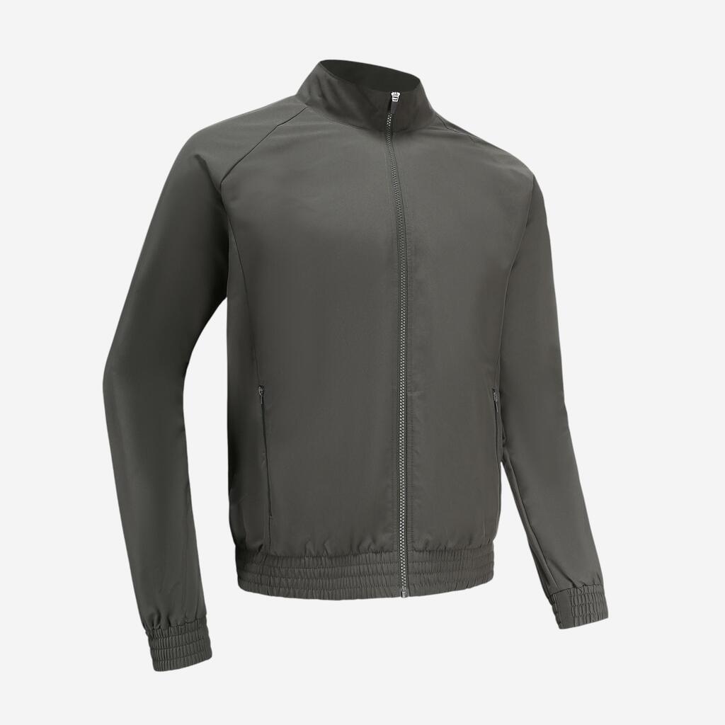 Veste de fitness standard respirant homme - noir