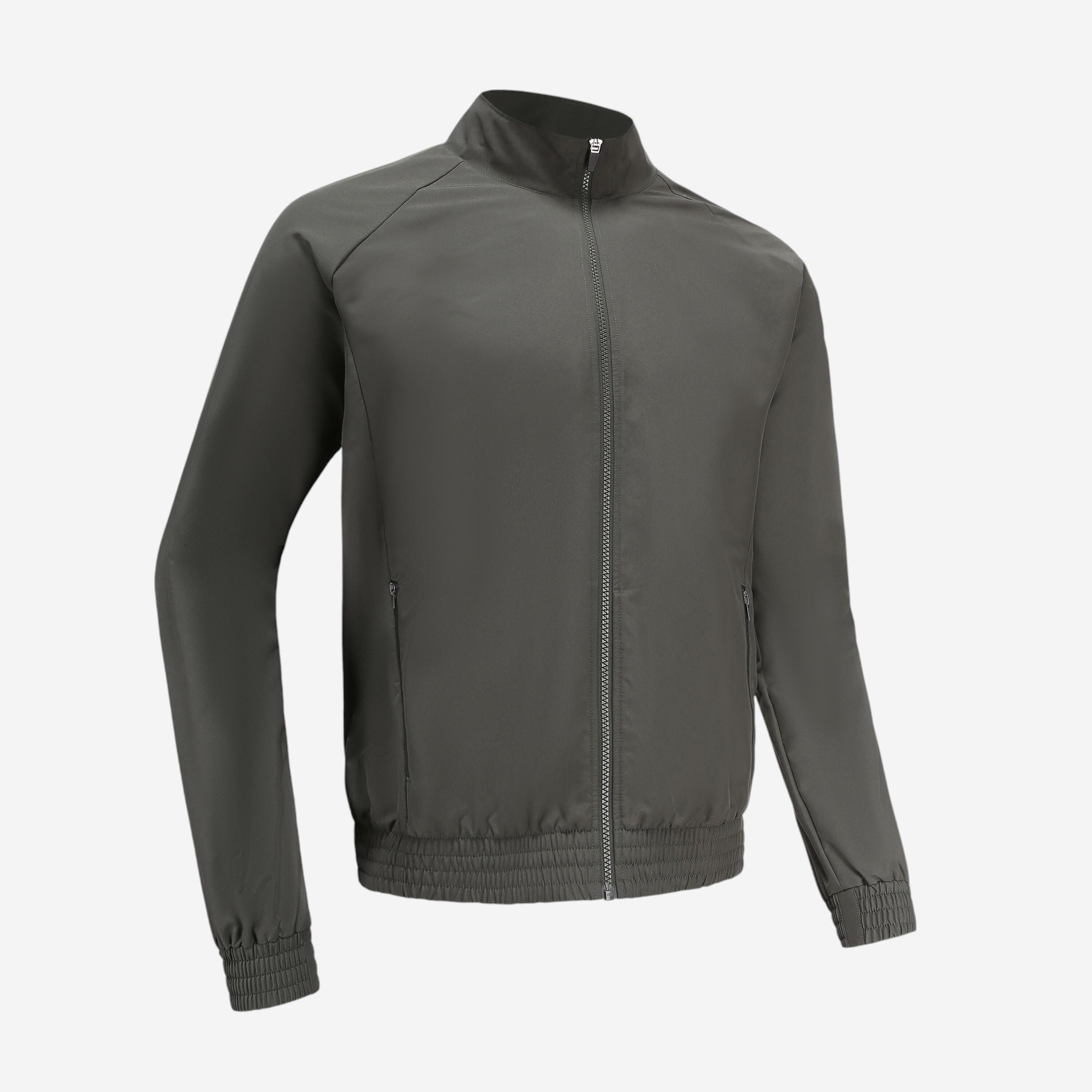 DOMYOS Felpa uomo palestra ESSENTIAL traspirante verde