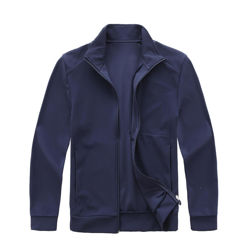 Men's Fitness Full-Zip Jacket 500 SK - Navy Blue